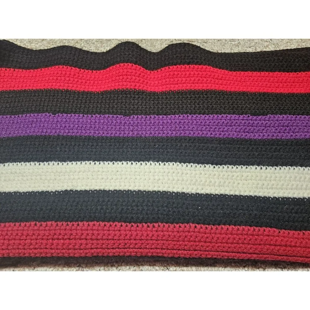 New Handmade Crochet‎ / Knitted Baby Afghan Lap/Wrap/Throw 28.5